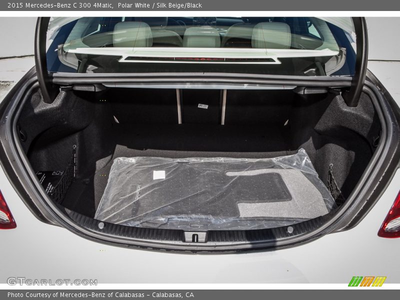 Polar White / Silk Beige/Black 2015 Mercedes-Benz C 300 4Matic