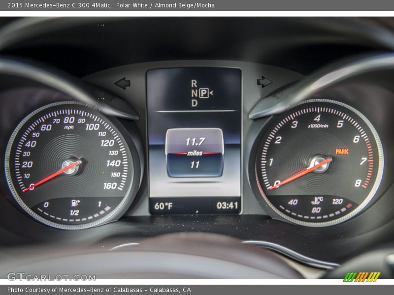 Polar White / Almond Beige/Mocha 2015 Mercedes-Benz C 300 4Matic
