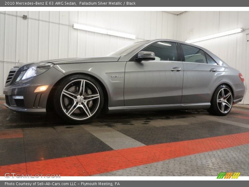 Palladium Silver Metallic / Black 2010 Mercedes-Benz E 63 AMG Sedan