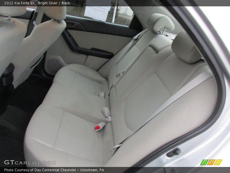 Bright Silver / Black 2012 Kia Forte EX