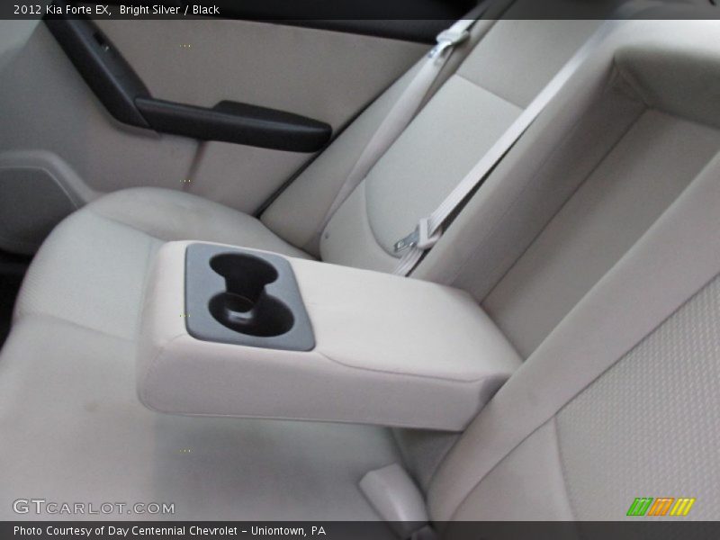 Bright Silver / Black 2012 Kia Forte EX