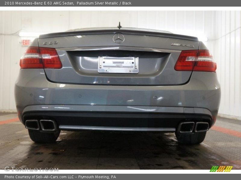 Palladium Silver Metallic / Black 2010 Mercedes-Benz E 63 AMG Sedan