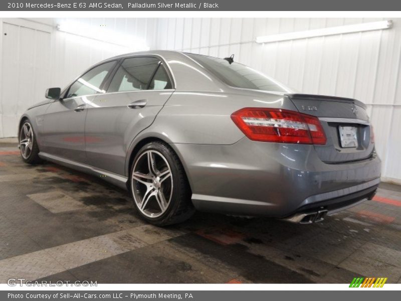 Palladium Silver Metallic / Black 2010 Mercedes-Benz E 63 AMG Sedan