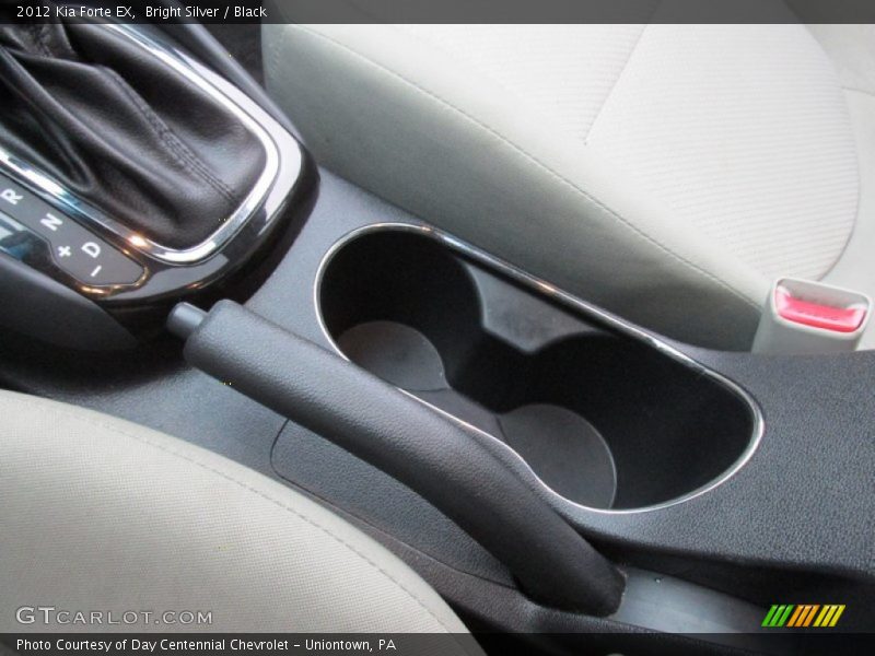 Bright Silver / Black 2012 Kia Forte EX