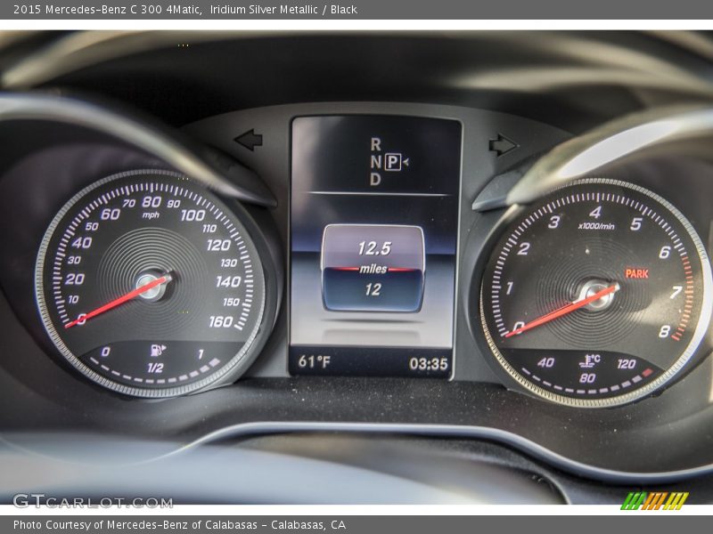 Iridium Silver Metallic / Black 2015 Mercedes-Benz C 300 4Matic
