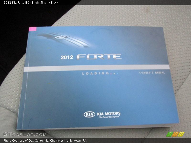 Bright Silver / Black 2012 Kia Forte EX