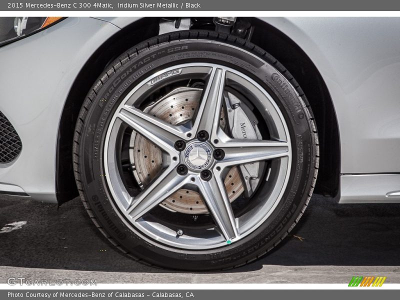 Iridium Silver Metallic / Black 2015 Mercedes-Benz C 300 4Matic