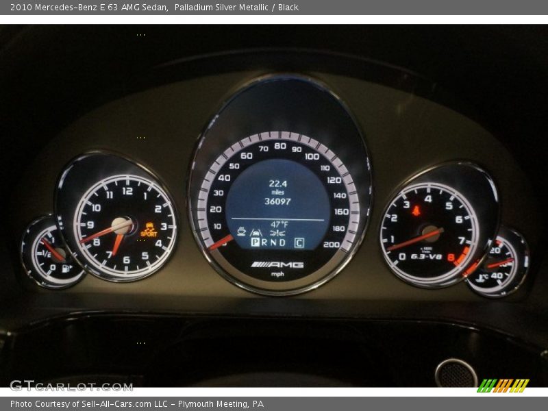  2010 E 63 AMG Sedan 63 AMG Sedan Gauges