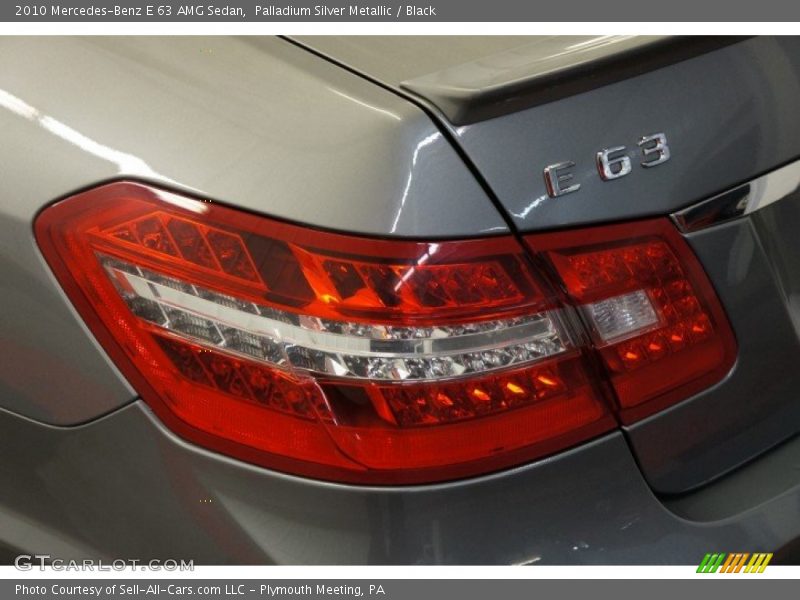 Palladium Silver Metallic / Black 2010 Mercedes-Benz E 63 AMG Sedan