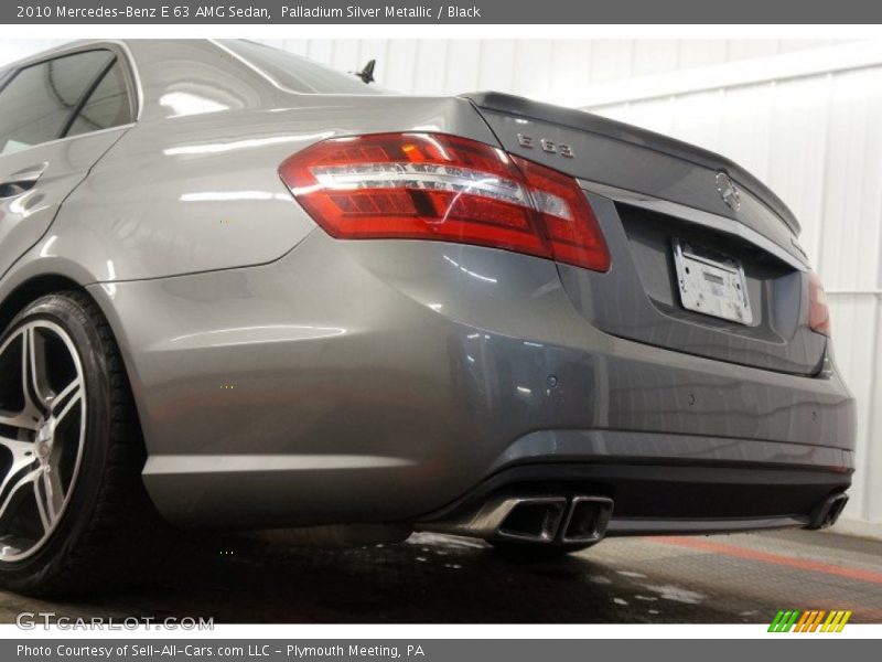 Palladium Silver Metallic / Black 2010 Mercedes-Benz E 63 AMG Sedan