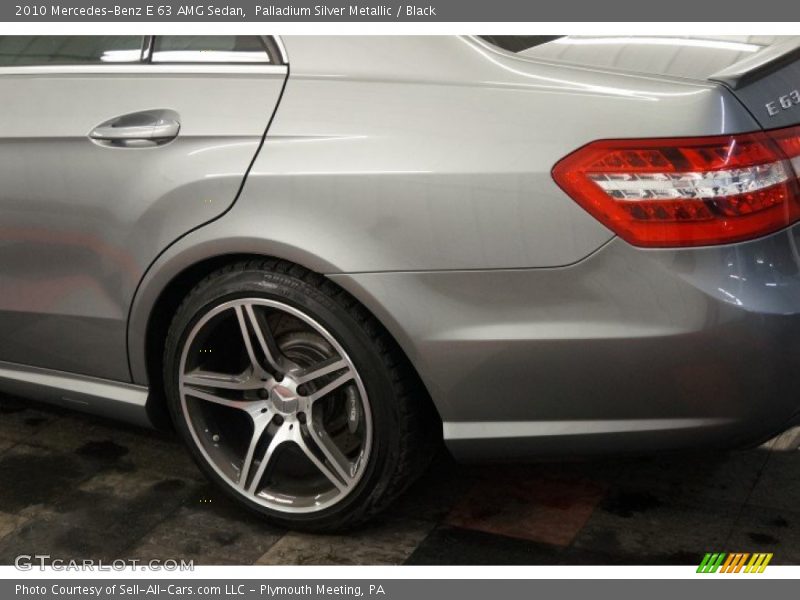 Palladium Silver Metallic / Black 2010 Mercedes-Benz E 63 AMG Sedan