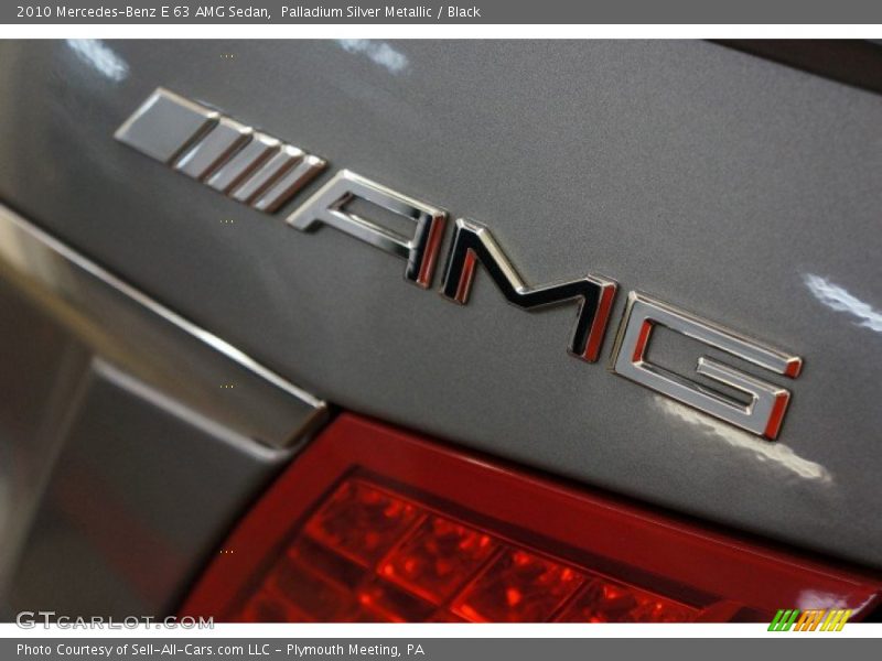 Palladium Silver Metallic / Black 2010 Mercedes-Benz E 63 AMG Sedan