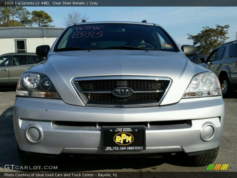 Clear Silver Metallic / Gray 2005 Kia Sorento LX 4WD