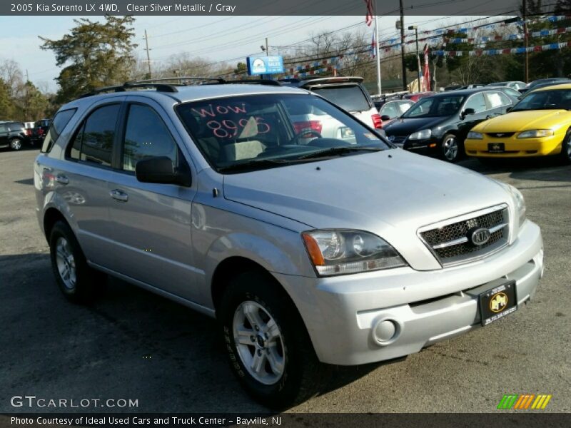 Clear Silver Metallic / Gray 2005 Kia Sorento LX 4WD