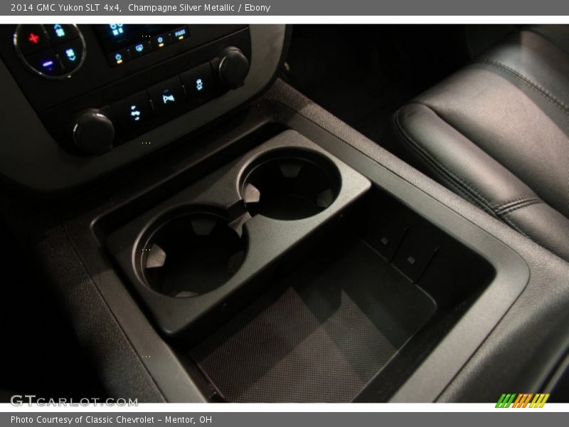 Champagne Silver Metallic / Ebony 2014 GMC Yukon SLT 4x4