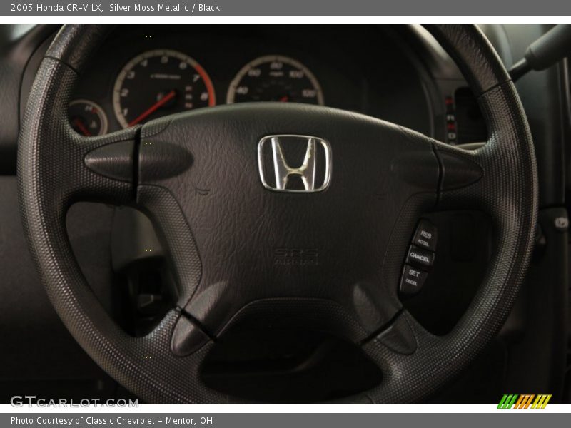 Silver Moss Metallic / Black 2005 Honda CR-V LX