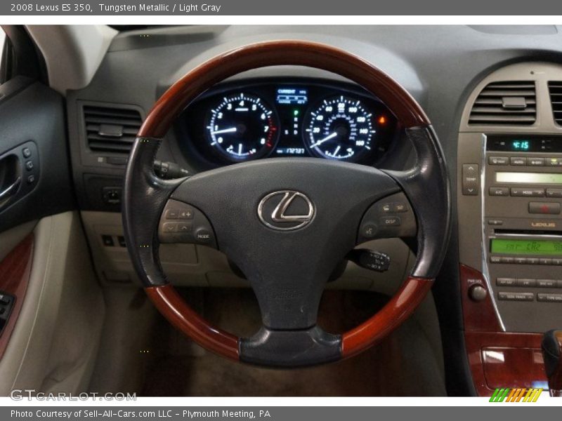 Tungsten Metallic / Light Gray 2008 Lexus ES 350