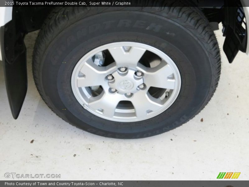 Super White / Graphite 2015 Toyota Tacoma PreRunner Double Cab