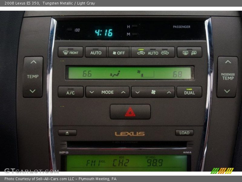Tungsten Metallic / Light Gray 2008 Lexus ES 350