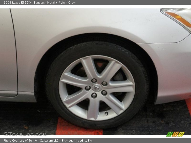 Tungsten Metallic / Light Gray 2008 Lexus ES 350