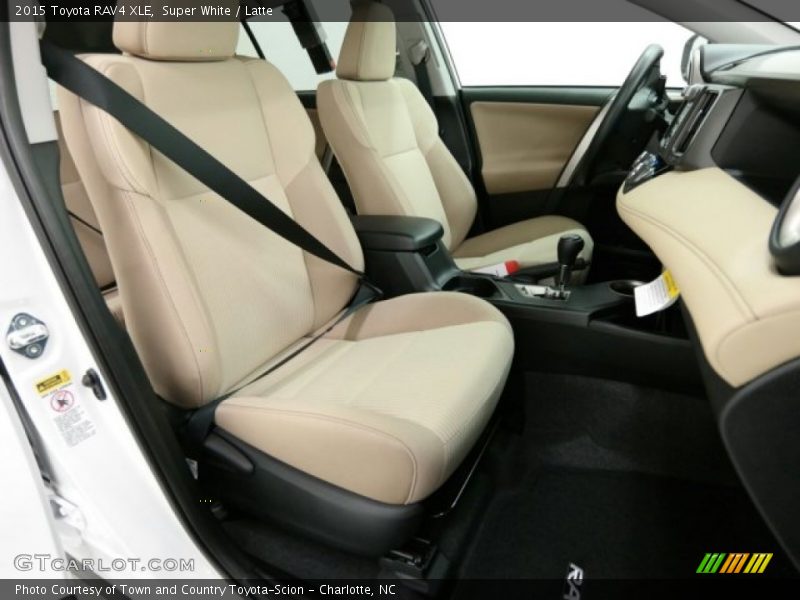 Front Seat of 2015 RAV4 XLE