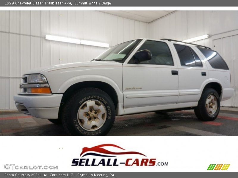 Summit White / Beige 1999 Chevrolet Blazer Trailblazer 4x4