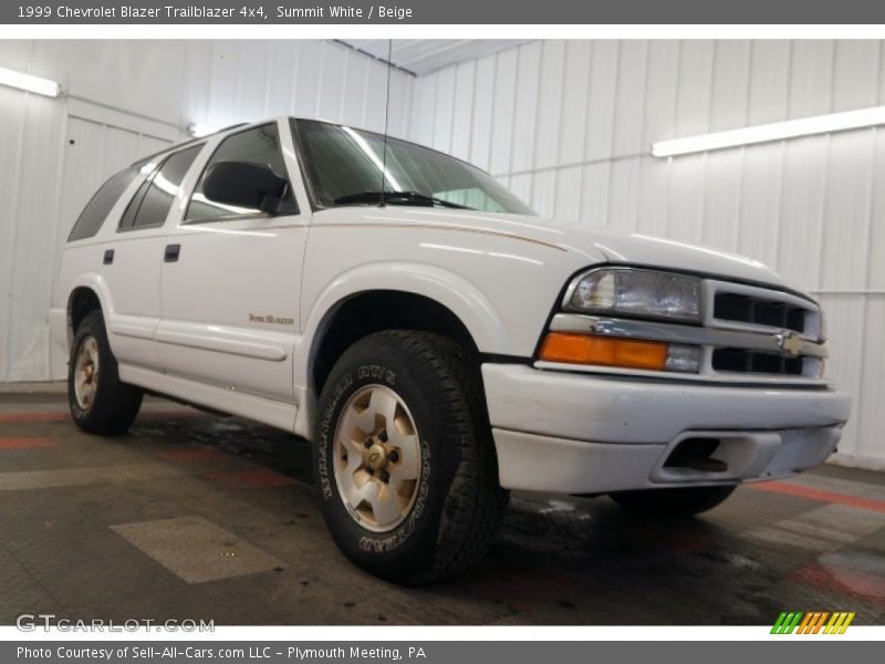 Summit White / Beige 1999 Chevrolet Blazer Trailblazer 4x4