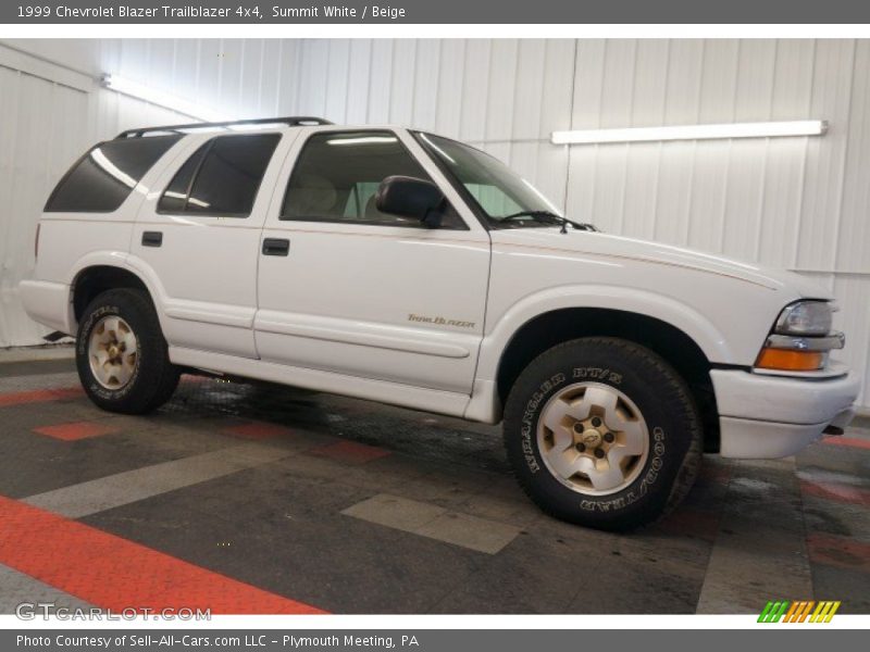 Summit White / Beige 1999 Chevrolet Blazer Trailblazer 4x4