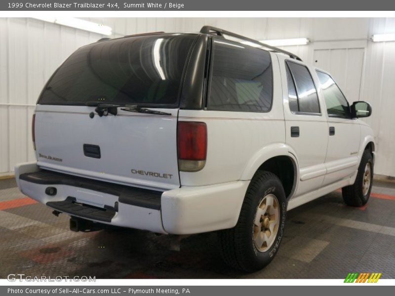 Summit White / Beige 1999 Chevrolet Blazer Trailblazer 4x4