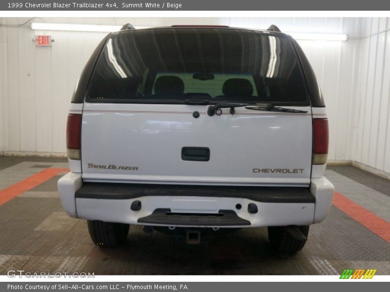 Summit White / Beige 1999 Chevrolet Blazer Trailblazer 4x4