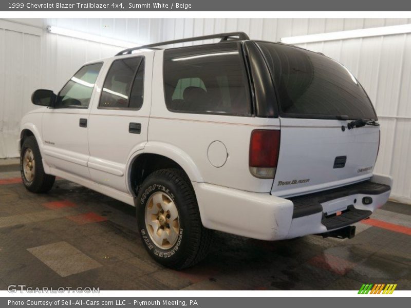 Summit White / Beige 1999 Chevrolet Blazer Trailblazer 4x4