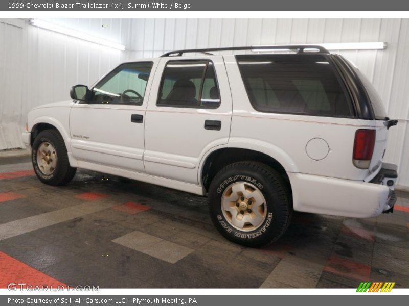 Summit White / Beige 1999 Chevrolet Blazer Trailblazer 4x4