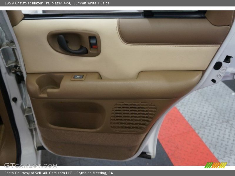 Summit White / Beige 1999 Chevrolet Blazer Trailblazer 4x4