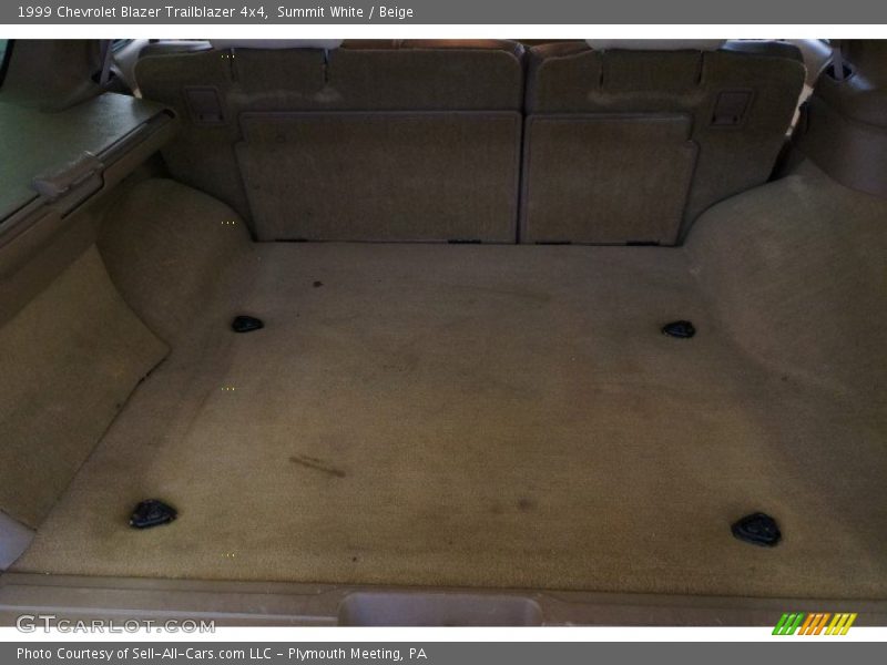 Summit White / Beige 1999 Chevrolet Blazer Trailblazer 4x4