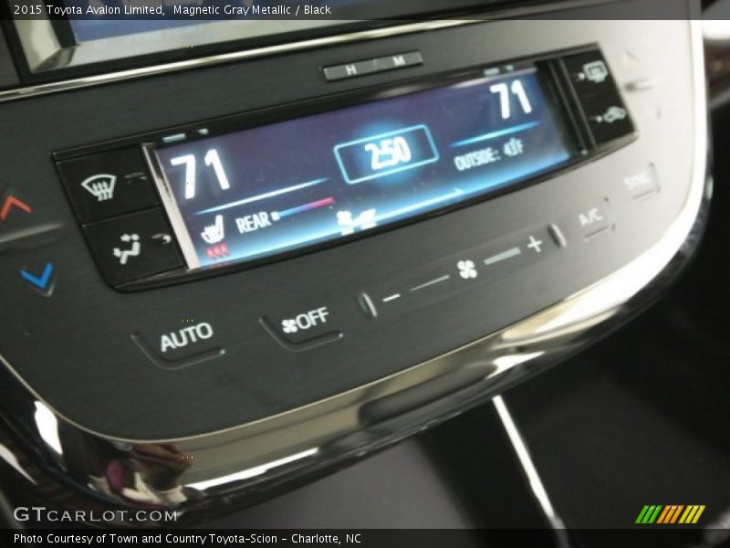 Magnetic Gray Metallic / Black 2015 Toyota Avalon Limited