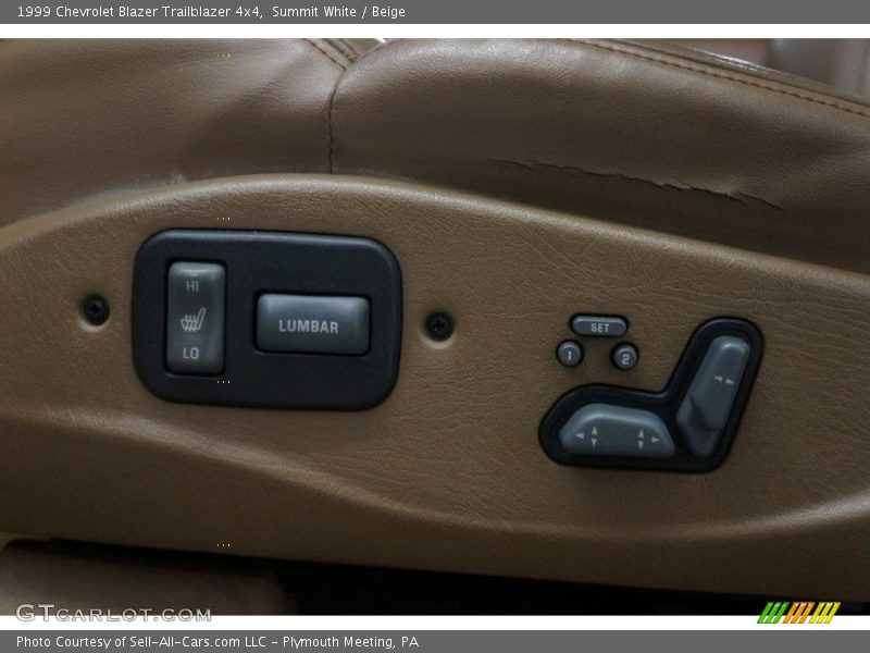 Summit White / Beige 1999 Chevrolet Blazer Trailblazer 4x4