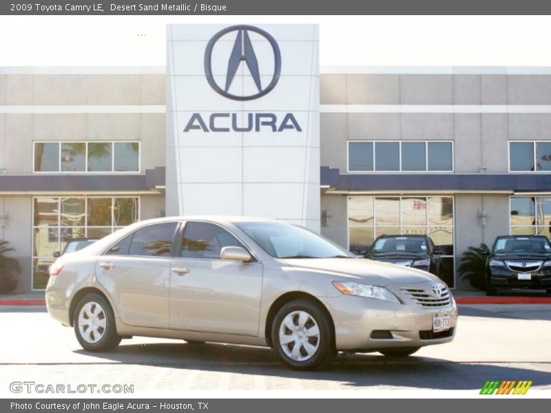 Desert Sand Metallic / Bisque 2009 Toyota Camry LE