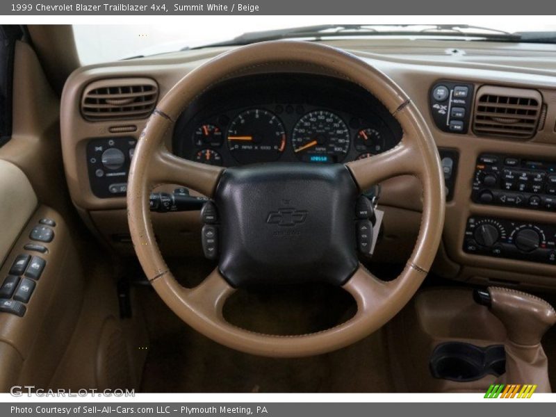 Summit White / Beige 1999 Chevrolet Blazer Trailblazer 4x4