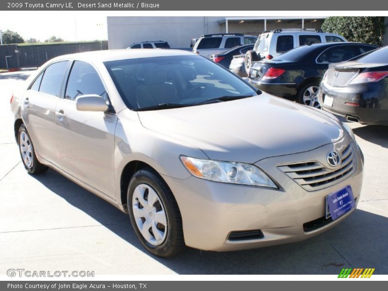 Desert Sand Metallic / Bisque 2009 Toyota Camry LE