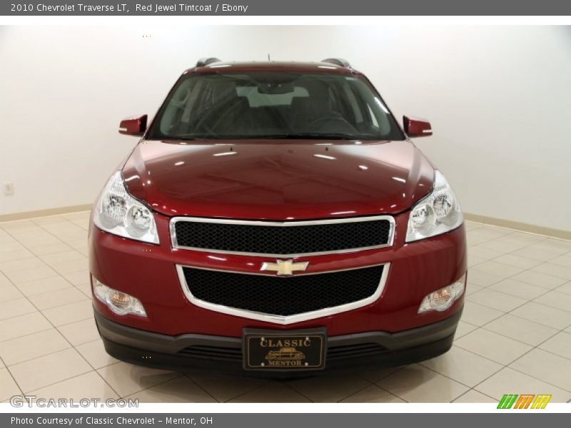Red Jewel Tintcoat / Ebony 2010 Chevrolet Traverse LT