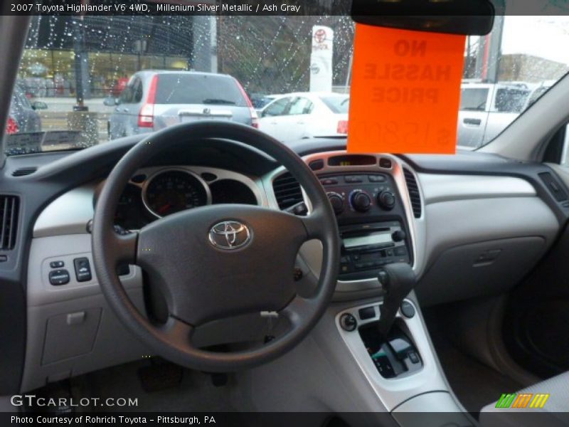 Millenium Silver Metallic / Ash Gray 2007 Toyota Highlander V6 4WD