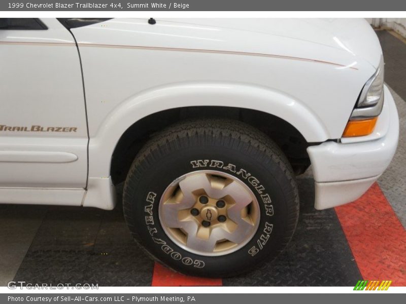 Summit White / Beige 1999 Chevrolet Blazer Trailblazer 4x4