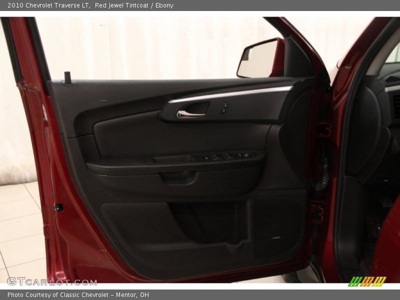 Red Jewel Tintcoat / Ebony 2010 Chevrolet Traverse LT