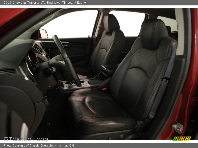 Red Jewel Tintcoat / Ebony 2010 Chevrolet Traverse LT
