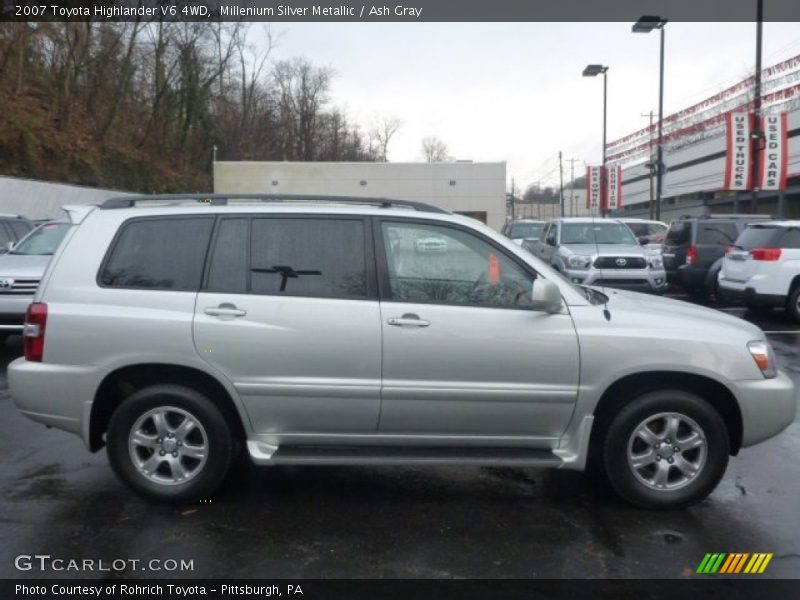 Millenium Silver Metallic / Ash Gray 2007 Toyota Highlander V6 4WD