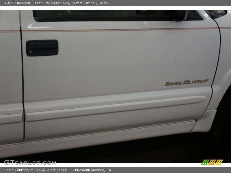Summit White / Beige 1999 Chevrolet Blazer Trailblazer 4x4