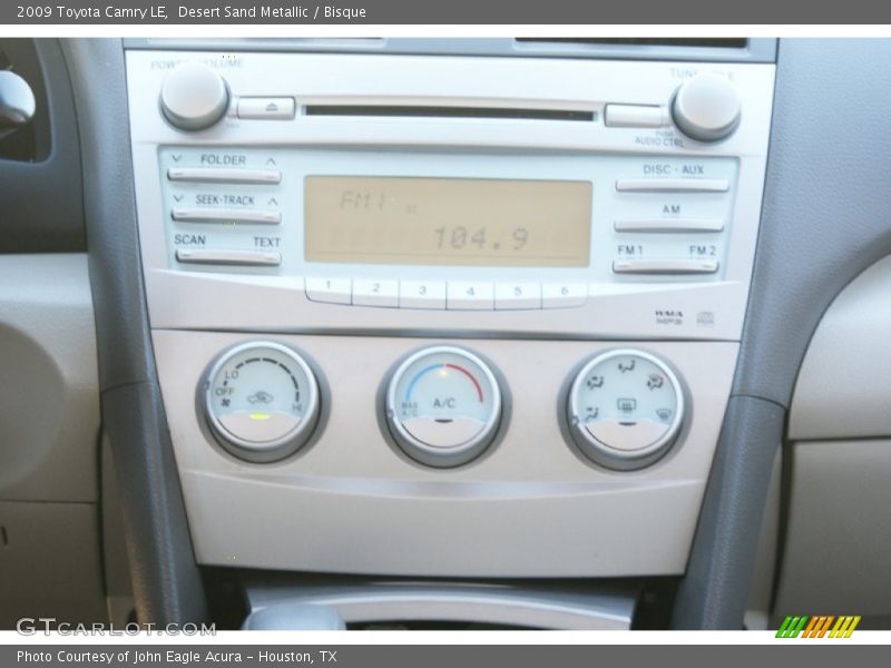 Desert Sand Metallic / Bisque 2009 Toyota Camry LE