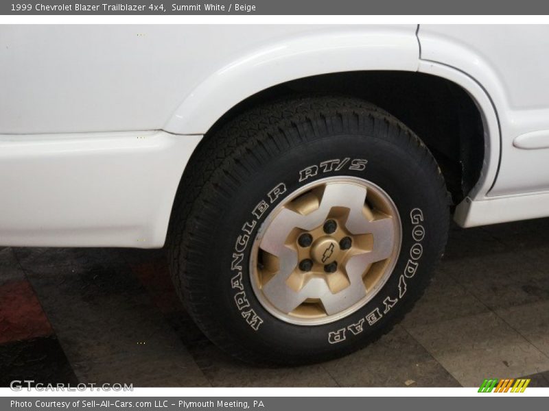 Summit White / Beige 1999 Chevrolet Blazer Trailblazer 4x4