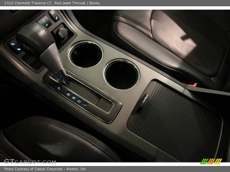 Red Jewel Tintcoat / Ebony 2010 Chevrolet Traverse LT