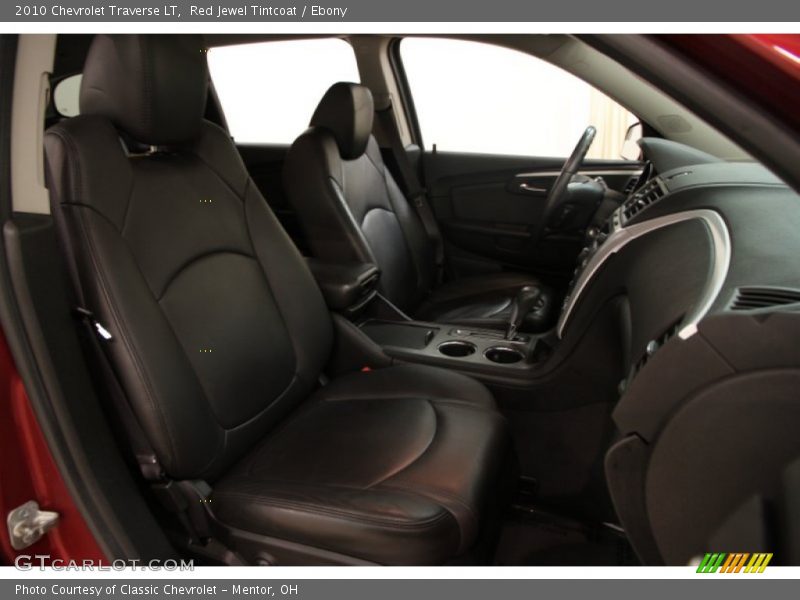 Red Jewel Tintcoat / Ebony 2010 Chevrolet Traverse LT